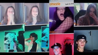 cute girls reaction 10 handsome boys on omegle [upl. by Assirek]