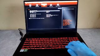 HOW TO ENTER THE BIOS ON MSI GAMING LAPTOP MS17F6 HOW TO ENTER BOOT MENU [upl. by Disini]