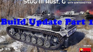 Miniart 135th Scale Stug III Ausf G Build Update Part 1 miniart scalemodel [upl. by Ehr29]