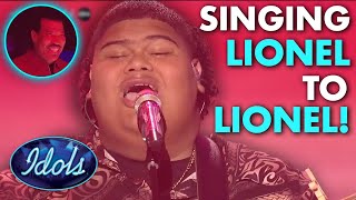 Iam Tongi Sings Judge Lionel Richies Song On American Idol 2023  Idols Global [upl. by Arte]