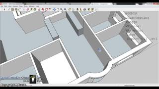 Sketchup Tutorial  Byg dit eget hus [upl. by Gula352]