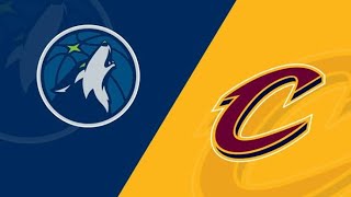 NBA 2K12 Simulation of 202324 season Minnesota Timberwolves vs Cleveland Cavaliers March 8 2024 [upl. by Amehsat]