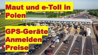 Poland  Toll and EToll in Poland 2023  The most important points  GPS devices  Registration [upl. by Cottle838]