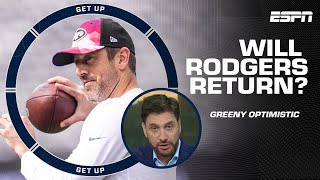 Aaron Rodgers gave GREENY a JOLT of HOPE The JETS can WIN the AFC East 🍿  Get Up [upl. by Randy62]