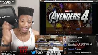 ETIKA TALKS ABOUT THE AVENGERS 4 TRAILER [upl. by Marnia369]