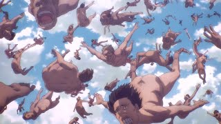 All Cart Titan Scenes so far in Attack on Titan with Season 3 [upl. by Elvyn]