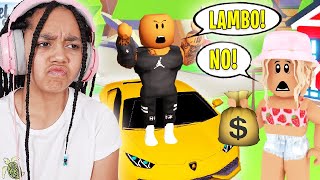 BUYING My DAD EVERYTHING HE TOUCHES In Adopt Me Roblox [upl. by Gunzburg]