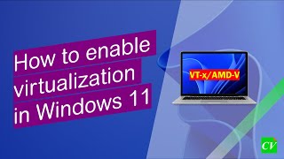 How to enable virtualization in Windows 11 [upl. by Refenej98]