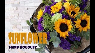 sunflower hand tied bouquet [upl. by Louie]