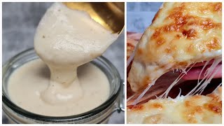 White Pizza Sauce Recipe  Garlic Pizza Sauce  White Sauce [upl. by Adnoraj]