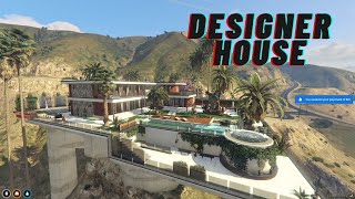 Designer House FiveM MLO Stunning Interior and Exterior [upl. by Raamaj]