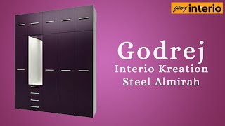 Godrej Interio Kreation Steel Wardrobe I Top Selling Brand In Customized Metal Almirah and Cupboard [upl. by Busby]