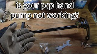 How To Disassemble Or Fix a PCP Hand Pump ENGLISH [upl. by Stasny]