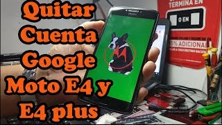 Quitar cuenta google Frp Moto E4 plus y Moto E4 xt1773  XT1770 Agosto 2018 [upl. by Chellman]