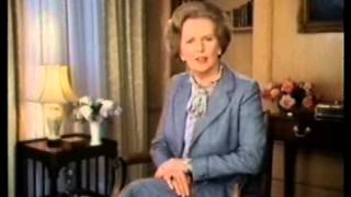 Margaret Thatcher Political Broadcast 1983 [upl. by Haimerej]