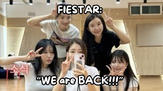 Fiestar REUNITING after 6 years selfdriven COMEBACK 6 and new content 피에스타 [upl. by Enigroeg]