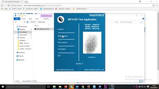 Mantra MFS100 Drivers installation [upl. by Danas]