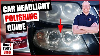 How to polish headlights  clean amp restore without sanding Mothers [upl. by Teri]