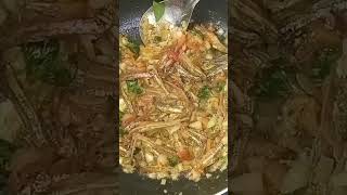 nethallu curry in telugu  dry fish curry [upl. by Aguayo]