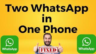 How to install two WhatsApp in one Phone  android and iPhone 2022 [upl. by Van]