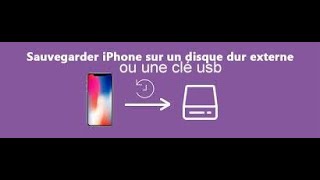 Copier une sauvegarde de votre Iphone sur une clé usb ou hdd externe [upl. by Lana775]