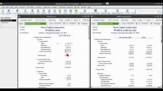 QuickBooks Tip How to Tie out Profit amp Loss by Job to the Profit amp Loss [upl. by Shererd]