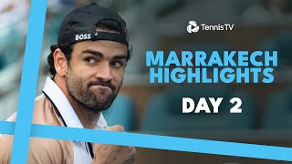 Berrettini Wawrinka amp Goffin All Feature  Marrakech 2024 Day 2 Highlights [upl. by Choong]