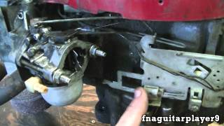 How Throttle and Choke Linkage is Setup on a Briggs 2 piece Carburetor NEW ENGINE [upl. by Mosera948]