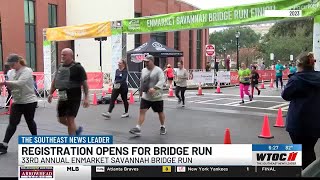 Registration opens for 33rd annual Enmarket Savannah Bridge Run [upl. by Florette224]