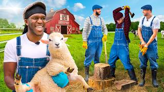 SIDEMEN BECOME FARMERS FOR 24 HOURS [upl. by Ailecnarf]