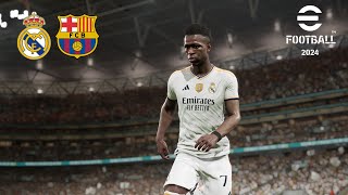 eFootball™ 2024  El Clasico  Real Madrid vs Barcelona  PC [upl. by Cerracchio]