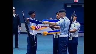 JROTC Color Guard Uncase Colors Demonstration [upl. by Nangem588]