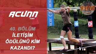 İletişim ödülü oyununu kim kazandı  40 Bölüm  Survivor 2017 [upl. by Kaia]