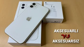 iPhone 11 Kutu Açılımı  Aksesuarsız vs Aksesuarlı Kutu [upl. by Oj555]