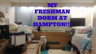 MY FRESHMAN DORM  HAMPTON [upl. by Newbold469]