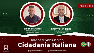 Cidadania Italiana  Retificações de Registros Brasileiros  FM LIVE 044 [upl. by Nilek299]