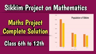 Sikkim Project in Maths l How to make Sikkim Project in Maths l Sikkim Project kaise bnaye [upl. by Aretse]