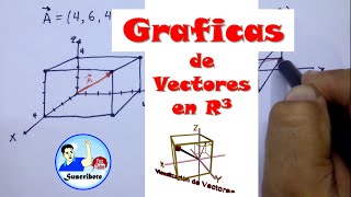 Graficas de Vectores en R3  Harold Alvarez [upl. by Ybanrab775]