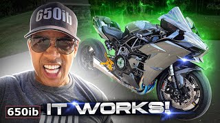 PROVEN  MY 352HP Kawasaki NINJA H2 IS FAST [upl. by Mareld]