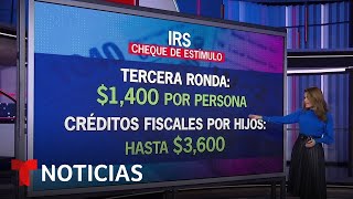 Aún se puede recibir el cheque de estímulo por la pandemia  Noticias Telemundo [upl. by Toffic279]