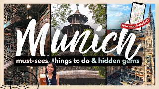 BEST THINGS TO DO IN MUNICH FOR FIRST TIMERS W MAP 2024  20 MustDos Hidden Gems amp More [upl. by Henricks918]