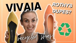 Rothys vs Vivaia Comparison ♻️  Honest Review  Sustainable Recycled shoes 👠 [upl. by Ordnazil]