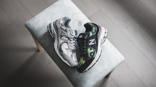 BAPE x New Balance 2002R quotBlack  Green Camoquot amp quotGrey Camoquot Review amp OnFeet [upl. by Singer]