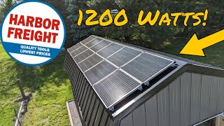 Thunderbolt Solar 100 Watt Monocrystalline Solar Panels from Harbor Freight a quick review [upl. by Ornas687]