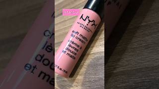 NYX Soft Matte Lip Cream in Istanbul [upl. by Nettie9]