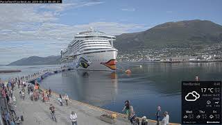 First port call of Port of Nordfjordeid [upl. by Golub]