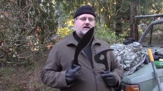 Ontario SPAX tool vs Cold Steel Kukri [upl. by Cathlene]