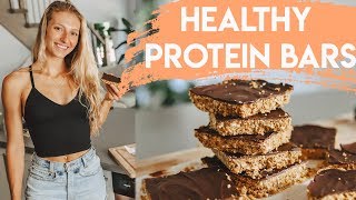 Homemade PROTEIN BARS Recipe Easy amp Healthy [upl. by Cyrano]