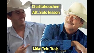 Chattahoochee Alternate guitar solo lesson Wtabs Mike Tele Tuck [upl. by Sucramel]