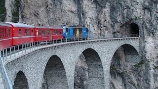 Bernina Express  Part 2  Brusio to Thusis [upl. by Alfie259]